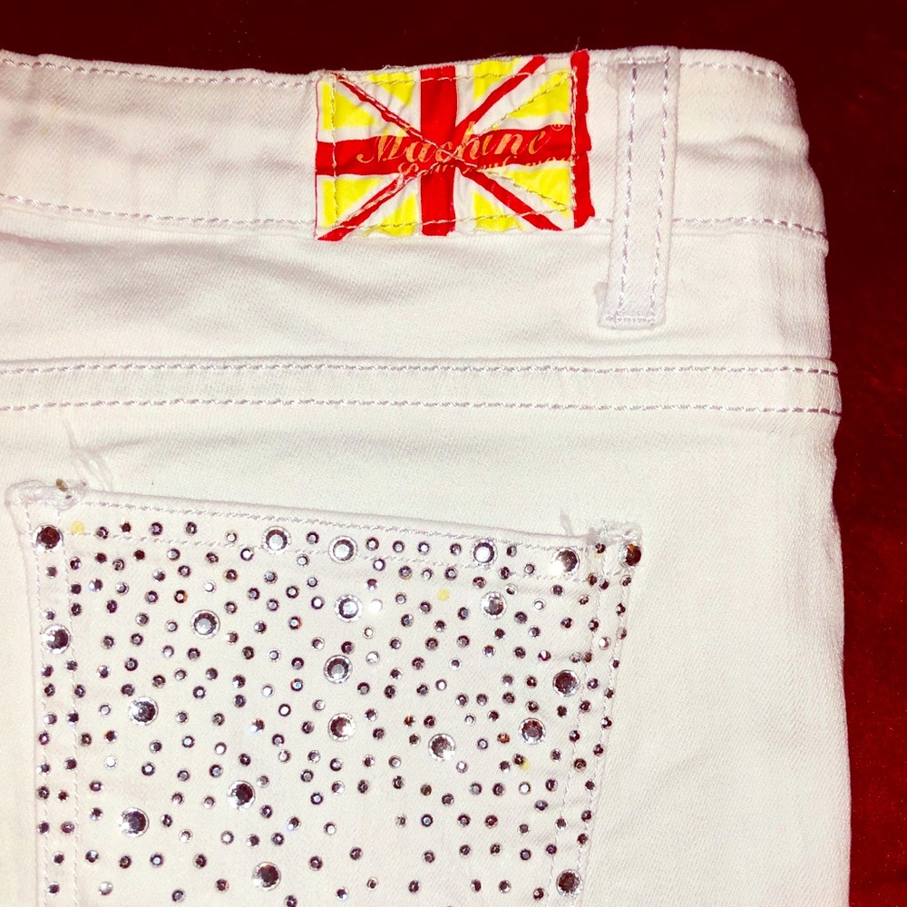 🌟 🌈White Denim Glam Pants